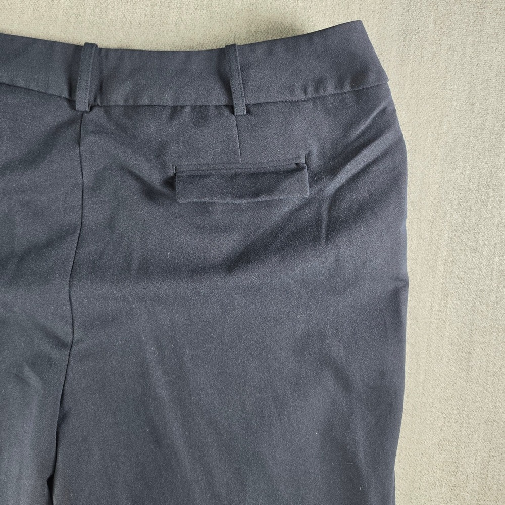 Calvin Klein Dress Pants Women 16 Black Wide Leg Stretch Professional Office - Picture 15 of 16